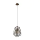 Eglo Colgante De Luz Espinal Acero Bronce | IP20 - Apta para 1x E27 